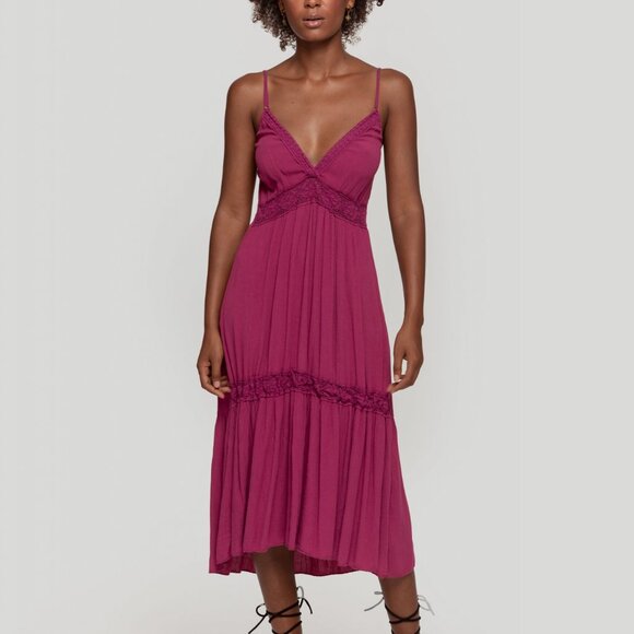 “Massima Grazia” (Made in Italy) Women V Neck Casual Sleeveless Summer Dress - Picture 3 of 7